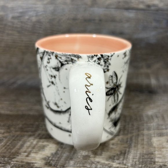 Anthropologie x Salt and Earth ARIES Coffee Mug Horoscope Zodiac Astrology Ram - Picture 4 of 9